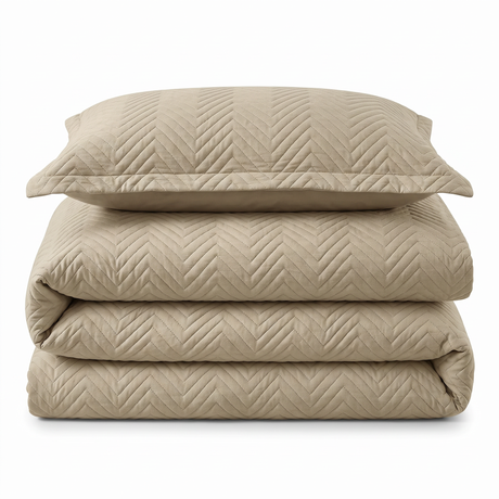 Home Republic Hudson Chevron Pinsonic Duvet Cover and Pillowcase Set