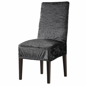 Home Republic Crushed Velvet Stretch Fitted Chair Covers