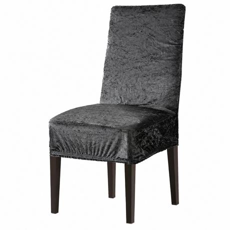 Home Republic Crushed Velvet Stretch Fitted Chair Covers