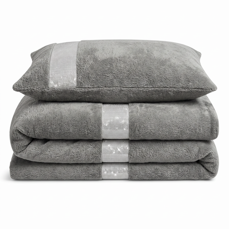 Velosso Beaux Shimmer Duvet Cover & Pillowcase Set