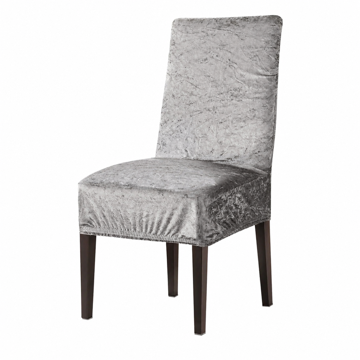 Home Republic Crushed Velvet Stretch Fitted Chair Covers