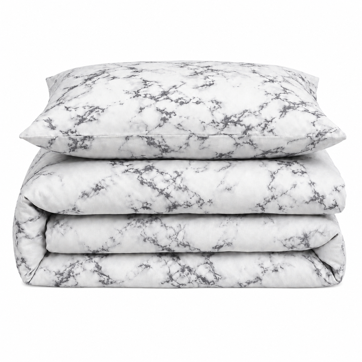 Velosso Marble Duvet Cover & Pillowcase Set