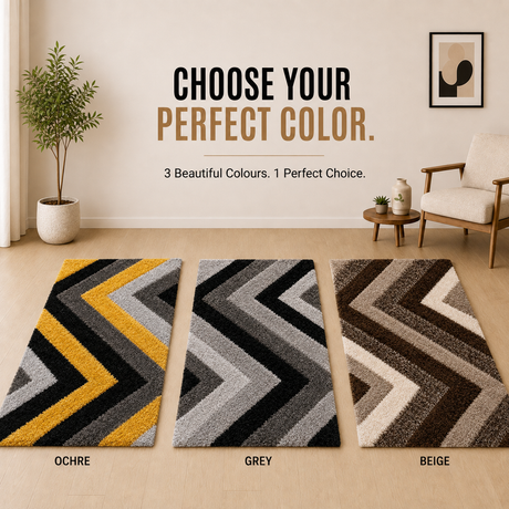 Home Republic Shaggy Chevron Rug Long Pile