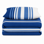 Velosso Tonal Stripe Duvet Cover & Pillowcase Set