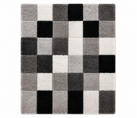 Home Republic Manhattan Blocks Rug Long Pile