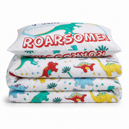 Velosso Dinosaur Duvet Set Duvet Cover & Pillowcase Set