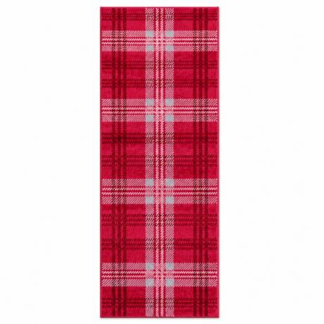 Home Republic Tartan Check Runner Low Pile