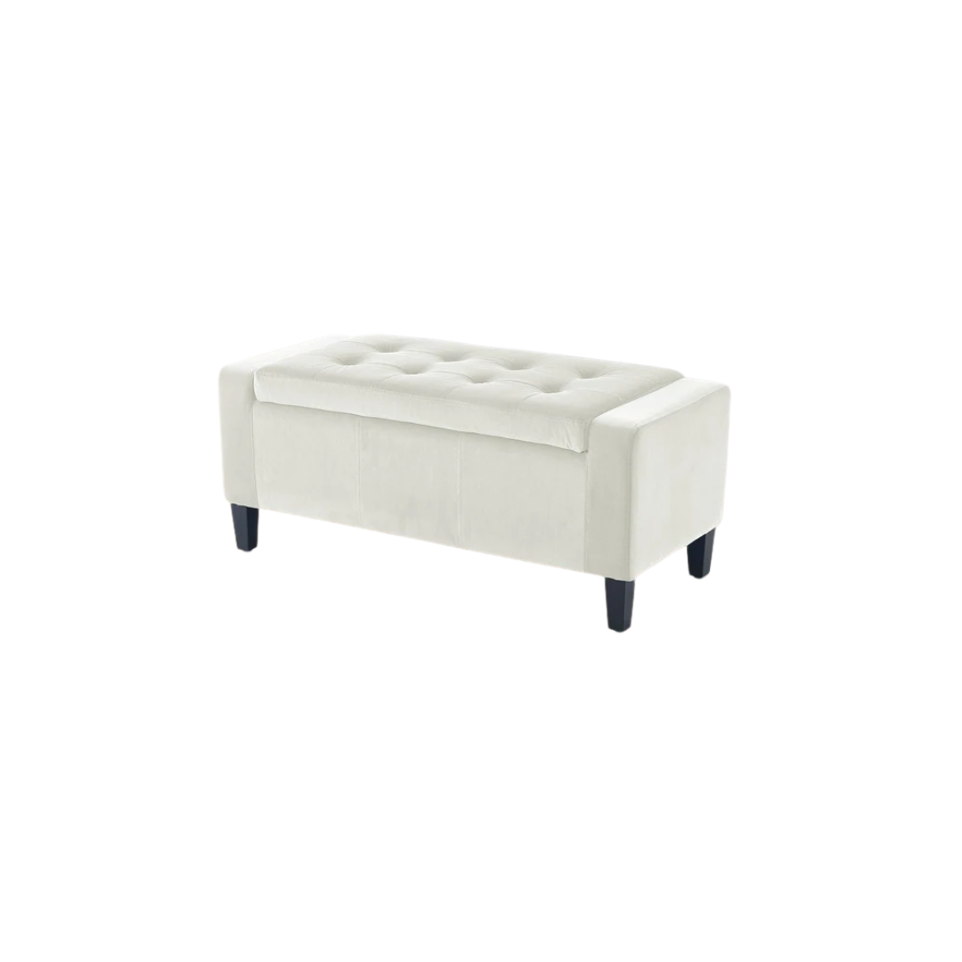 Home Republic Luna Velvet Storage Seat
