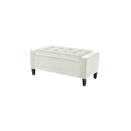 Home Republic Luna Velvet Storage Seat