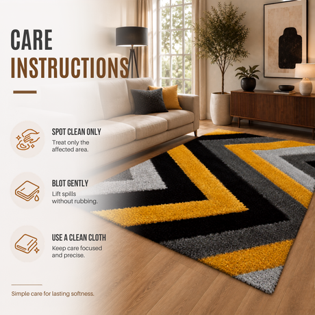Home Republic Shaggy Chevron Rug Long Pile