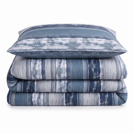 Velosso Brooklyn Stripe Duvet Cover & Pillowcase Set