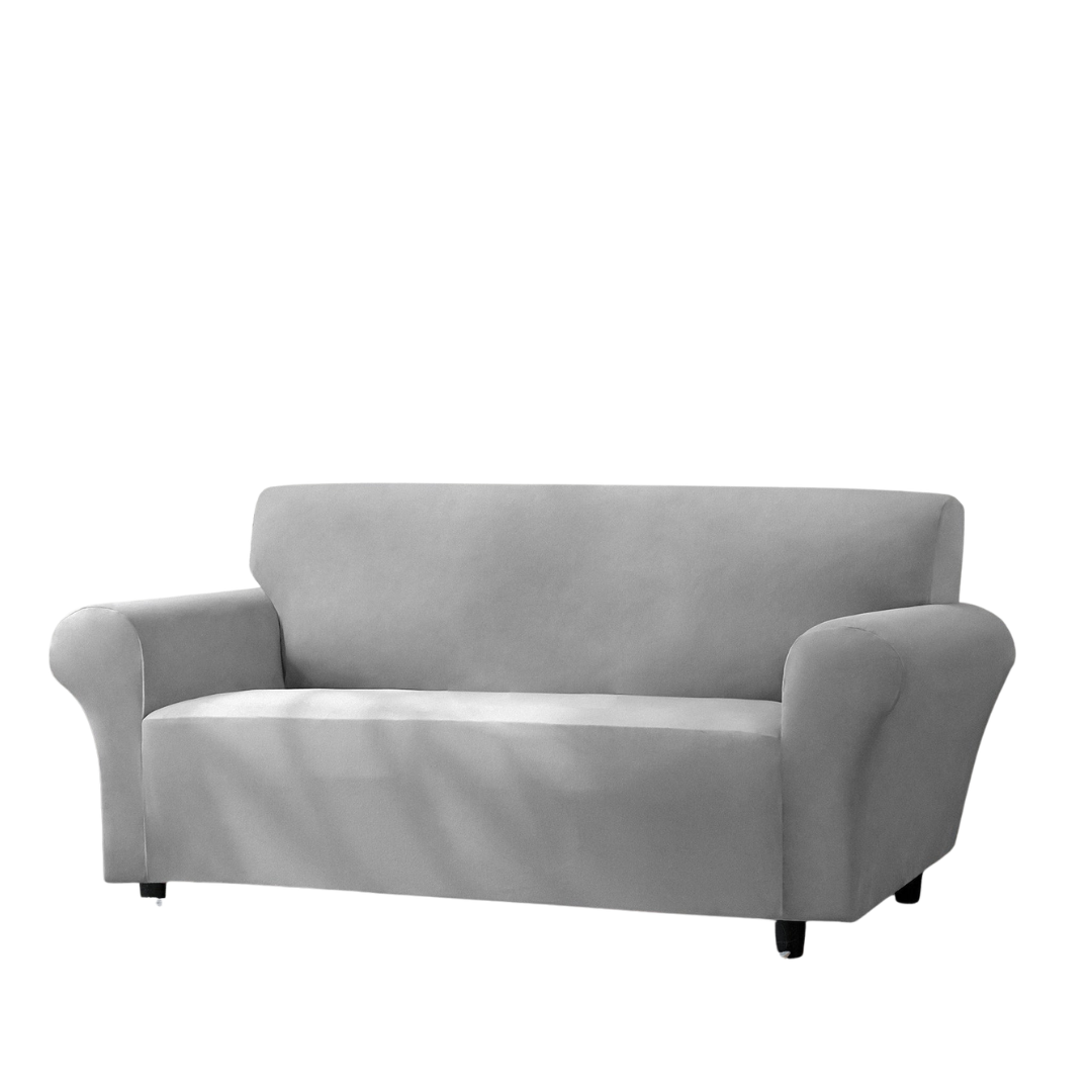 Home Republic Faux Mink Stretch Fitted Sofa Cover