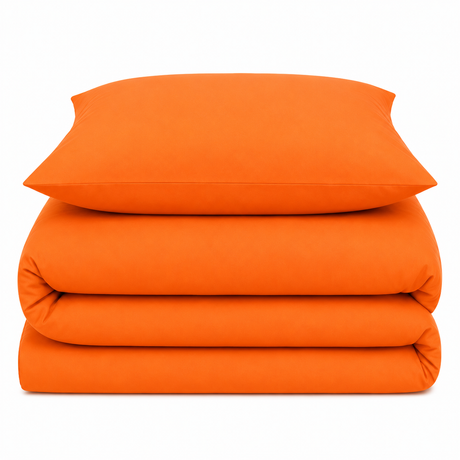 Velosso Plain Dyed Duvet Cover & Pillowcase Set
