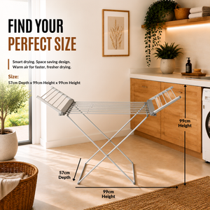 Home Republic Winged Foldable Heated Air Dryer