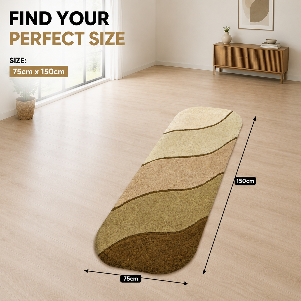 Home Republic Sorrento Runner Long Pile