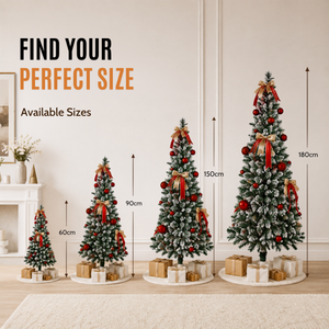 Home Republic Decorated Christmas Tree With Bows & Ribbons