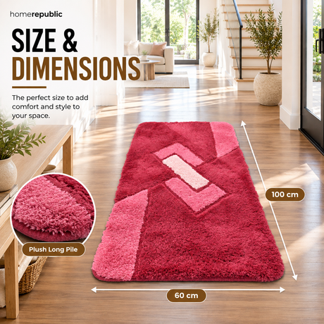 Home Republic Geometrix Runner Long Pile