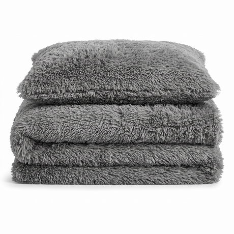 Velosso Alaska Faux Fur Duvet Cover & Pillowcase Set