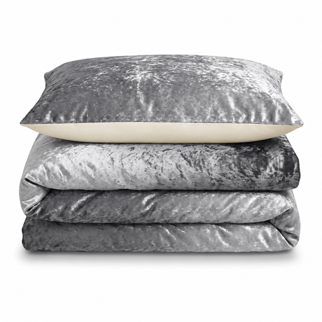 Intimates Ombre Crushed Velvet Duvet Cover & Pillowcase Set