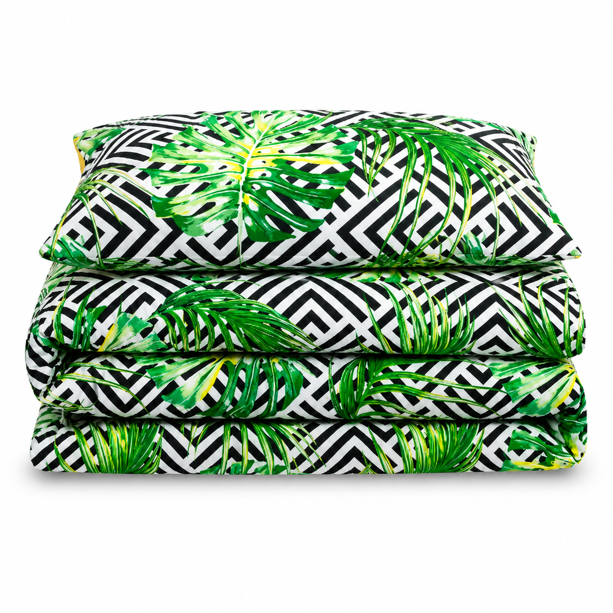 Velosso Ethnic Leaf Duvet Cover & Pillowcase Set