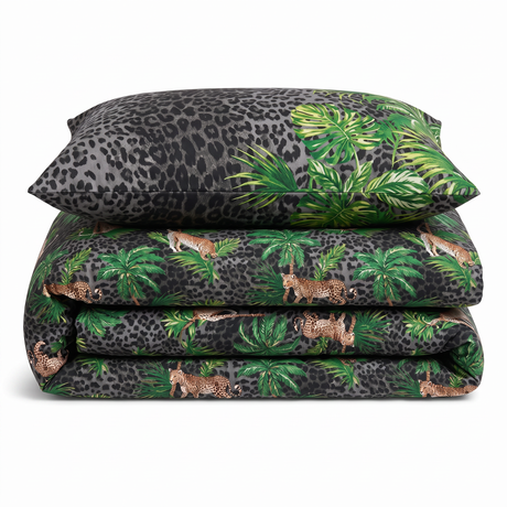 Velosso Leopard Jungle Duvet Cover & Pillowcase Set