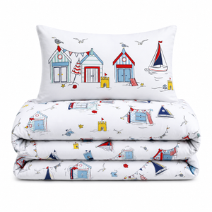 Velosso Nautical Duvet Set Duvet Cover & Pillowcase Set