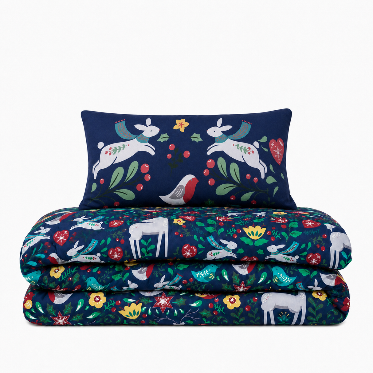 Velosso Robin Scandi Duvet Cover & Pillowcase Set