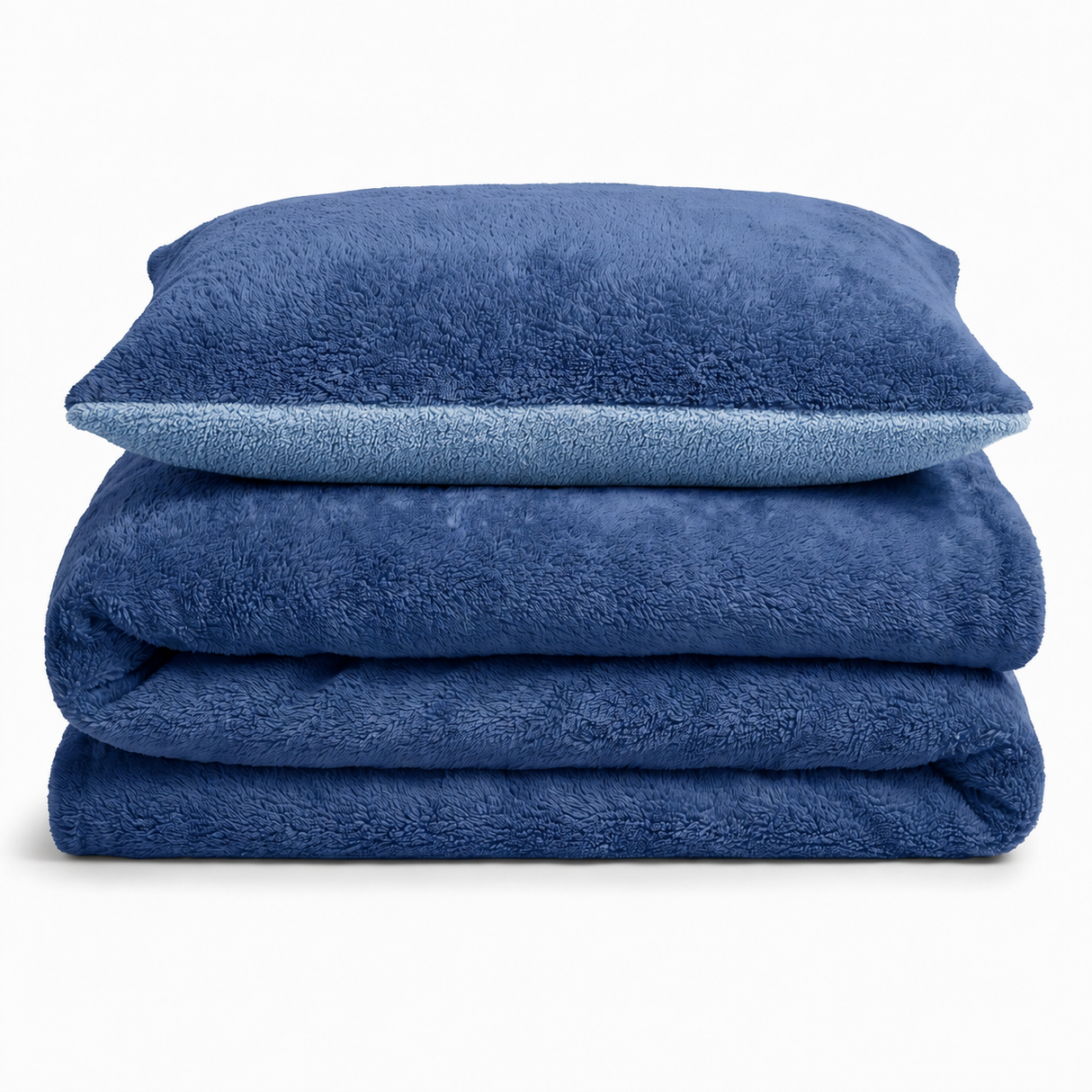 Velosso Teddy Reversible Duvet Cover & Pillowcase Set