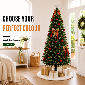 Home Republic Decorated Christmas Tree With Bows & Ribbons