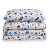 Velosso Emily Rose Flannel Duvet Cover & Pillowcase Set