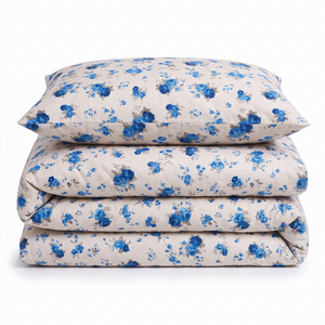 Velosso Emily Rose Flannel Duvet Cover & Pillowcase Set