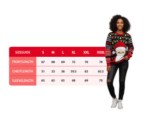 Velosso Fun Christmas Santa Lights Jumper