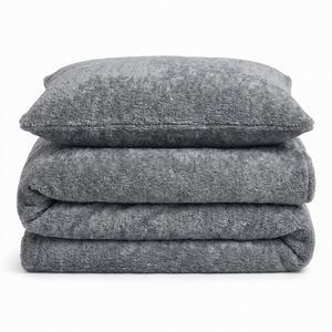 Velosso Teddy Marl Duvet Cover & Pillowcase Set