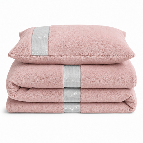 Velosso Beaux Shimmer Duvet Cover & Pillowcase Set