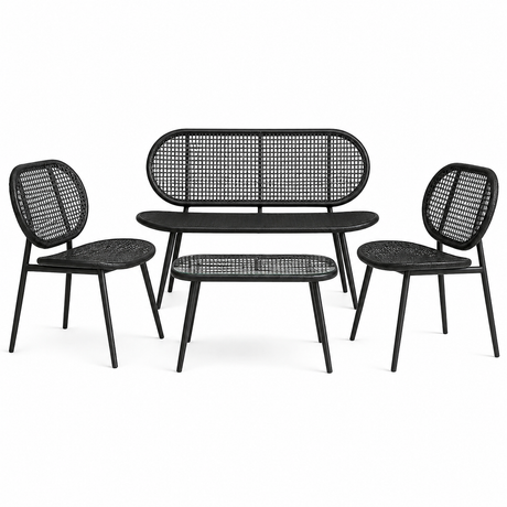 Home Republic Capri 4 Piece Garden Sofa And Tabe Set
