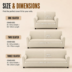 Home Republic Denver Stretch Fitted Sofa Cover