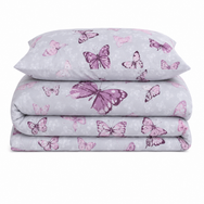 Velosso Butterfly Glaze Duvet Cover & Pillowcase Set