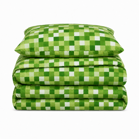 Velosso Checkered Duvet Cover & Pillowcase Set