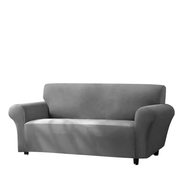 Home Republic Faux Mink Stretch Fitted Sofa Cover