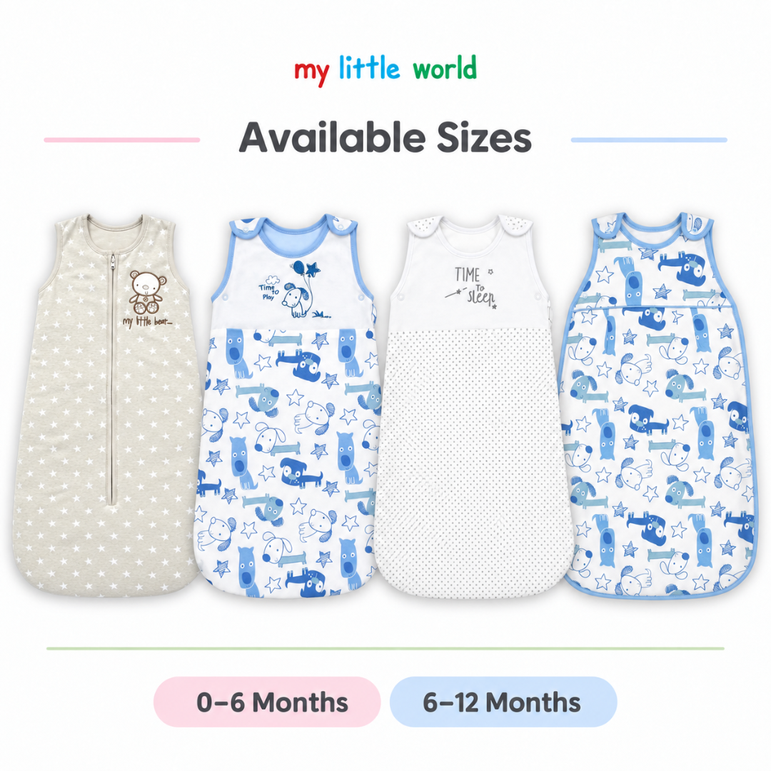 My Little World Nursery Polka Teddy Baby Sleeping Bag