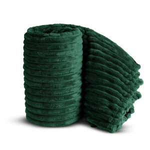 Velosso Super Soft Chunky Cord Blanket Throw