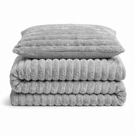 Velosso Chunky Cord Duvet Cover & Pillowcase Set