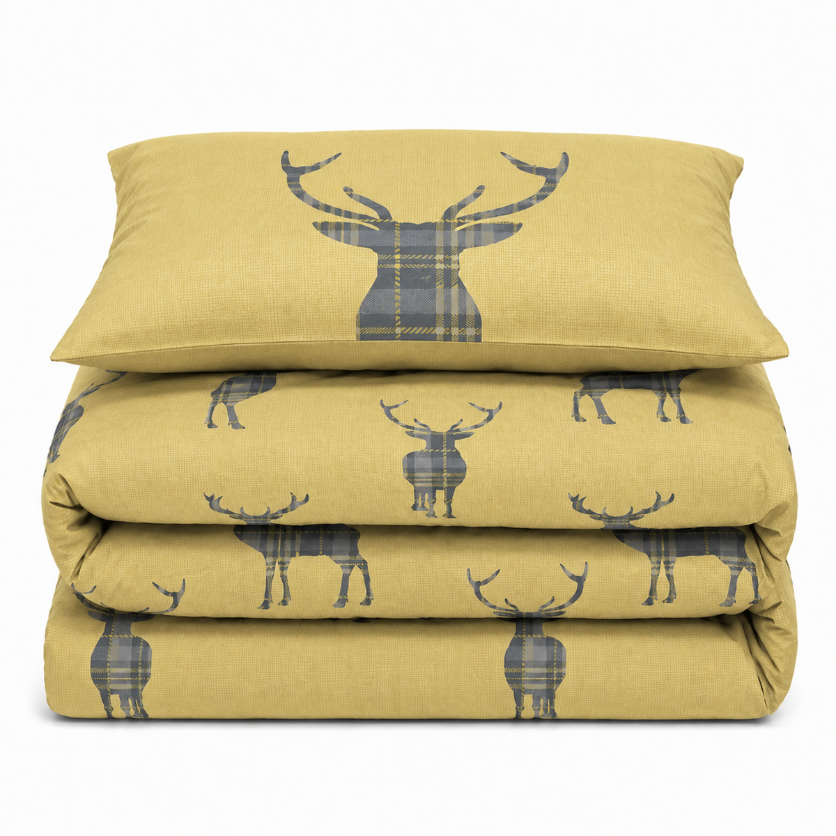 Velosso Stag Reversible Duvet Cover & Pillowcase Set