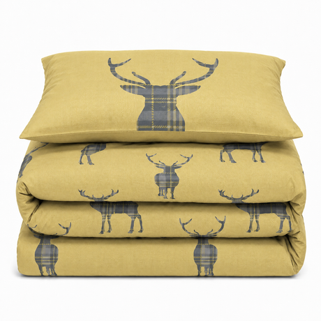 Velosso Stag Reversible Duvet Cover & Pillowcase Set
