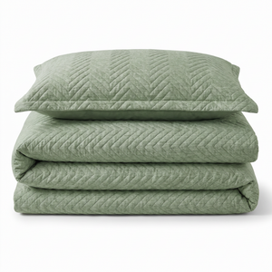Home Republic Hudson Chevron Pinsonic Duvet Cover And Pillowcase Set