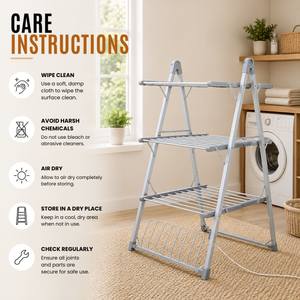 Home Republic 3 Tier Foldable Heated Air Dryer