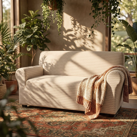 Home Republic Esther Stretch Fitted Sofa Cover