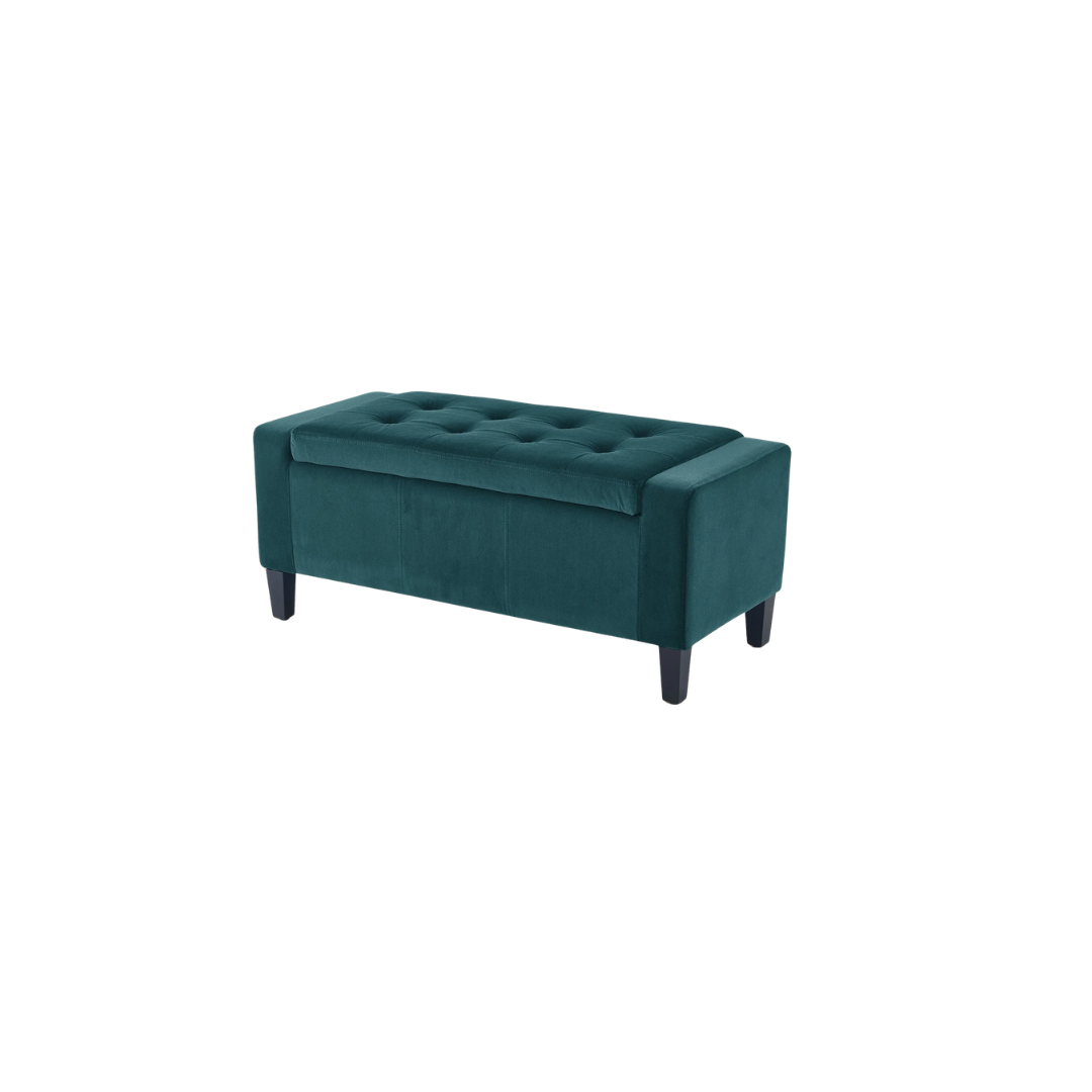 Home Republic Luna Velvet Storage Seat