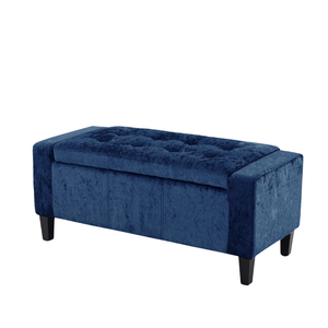 Home Republic Bijou Crushed Velvet Storage Seat