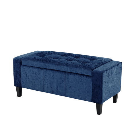 Home Republic Bijou Crushed Velvet Storage Seat